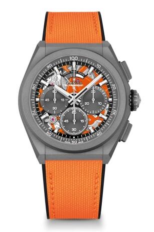 Review Replica Zenith Watch Zenith Defy 21 Ultra Colour Orange 97.9001.9004/80.R944.T3/P - Click Image to Close